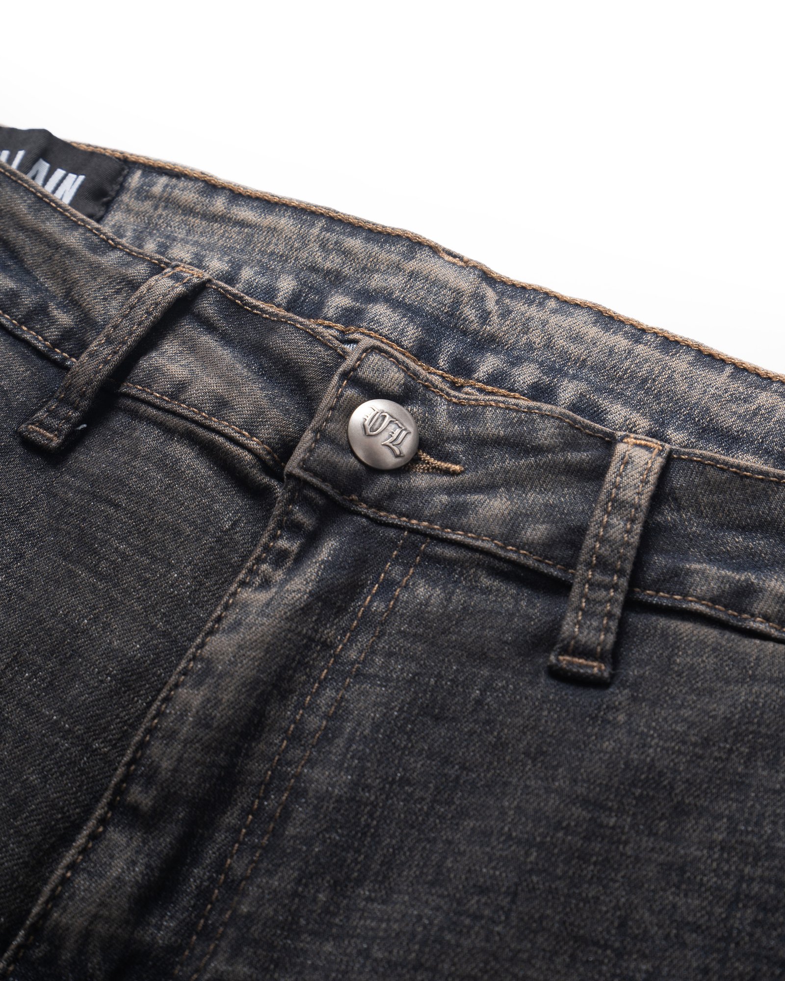 VL FADE TEAR WIDE JEANS