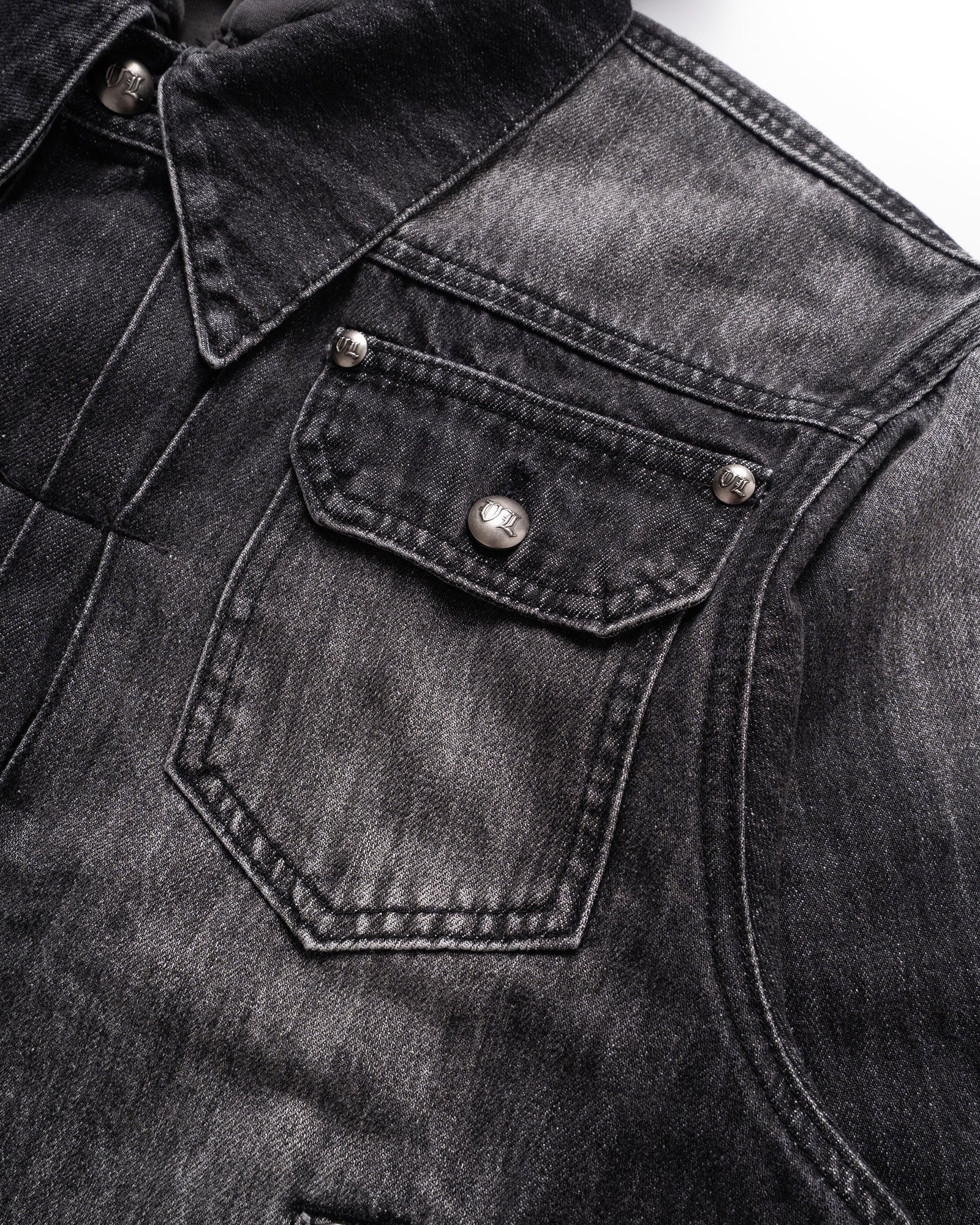 VL ASHEN HOOD DENIM JACKET